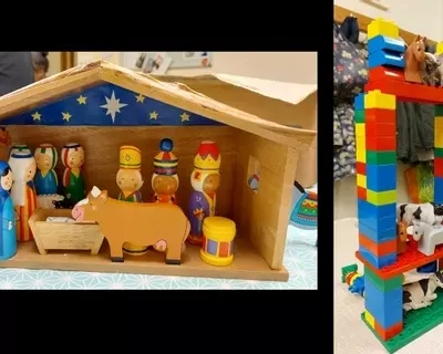 Lego and manger